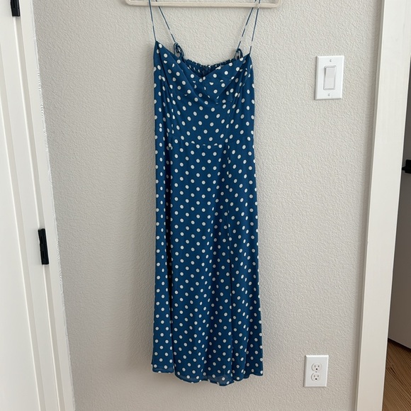 Reformation Juliette Dress Lazuli Polka Dot - Picture 4 of 6